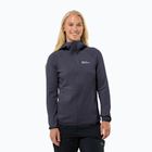 Dámska fleecová mikina Jack Wolfskin Kolbenberg Hooded Fz graphite