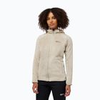 Dámska fleecová mikina Jack Wolfskin Rotwand Hooded Fz seal