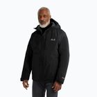 Pánska bunda do dažďa  Jack Wolfskin Icecape 2L Down Ins Rds black