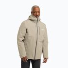 Pánska bunda 3v1 Jack Wolfskin Icecape 3In1 Down Rds linen