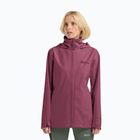 Dámska bunda do dažďa Jack Wolfskin Trailtime 2L raisin
