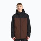 Pánska bunda 3v1 Jack Wolfskin Taubenberg 3In1 hot chocolate