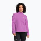 Dámska fleecová mikina Jack Wolfskin Taunus 100 Half Zip foxglove