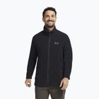 Pánska fleecová mikina Jack Wolfskin Taunus 100 Full Zip black