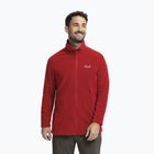 Pánska fleecová mikina Jack Wolfskin Taunus 100 Full Zip siren red