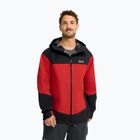 Pánska nepremokavá bunda Jack Wolfskin Rockpaw 3L siren red