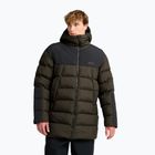 Pánska zateplená bunda Jack Wolfskin Icy Hollow Hooded obsidian moss