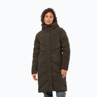 Dámsky páperový kabát Jack Wolfskin Marienplatz Coat obsidian moss