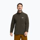 Pánska fleecová mikina Jack Wolfskin Taunus 200 Full Zip obsidian moss