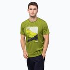 Pánske trekingové tričko Jack Wolfskin Crosstrail Graphic zelené 1801671_3017