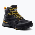 Jack Wolfskin pánske trekové topánky Force Striker Texapore Mid black/burly yellow xt 4038823