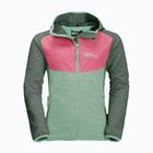 Detská softshellová bunda Jack Wolfskin Turbulence green 1606385