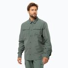 Pánske trekové tričko Jack Wolfskin Barrier L/S hedge green