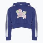 Detská mikina adidas Cropped Floral legacy indigo