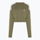 Dámska mikina adidas Hyperglam Crop Crew focus olive