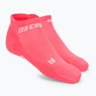 Dámske kompresné bežecké ponožky CEP 4.0 No Show pink
