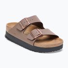 Šľapky BIRKENSTOCK Arizona Flex Platform Birko-Flor mocca