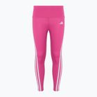 Detské legíny adidas Essentials Aerorady 3-Stripes High Waisted semi lucid fuchsia/white