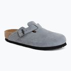 Šľapky BIRKENSTOCK Boston Suede Leather stone blue