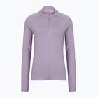 Dámska bežecká mikina PUMA Run For Her Ribbed Full Zip bledá slivka