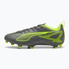 Detské kopačky PUMA Ultra 5 Play FG/AG Jr matte aged silver/yellow alert/puma aged silver