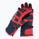 Detské lyžiarske rukavice ZIENER Liwa Aquashield PR fiery red