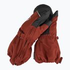 Detské lyžiarske rukavice ZIENER Lanup Aquashield AW Minis woody brown