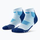 Dámske kompresné ponožky CEP Run Low Cut 5.0 ice/blue