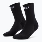 Dámske kompresné ponožky CEP Run Mid Cut 5.0 black