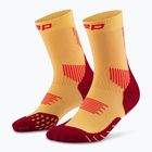 Dámske kompresné ponožky CEP Run Mid Cut 5.0 marigold/burgundy