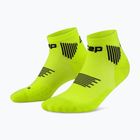 Pánske kompresné ponožky CEP Run Low Cut 5.0 lime/black