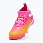 Detské kopačky  PUMA Future 9 Match TT + Mid Jr poison pink/puma wht/sun stream/bright aqua/puma blk