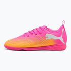 Detské kopačky  PUMA Future 9 Play IT Jr poison pink/puma wht/sun stream/bright aqua/puma blk