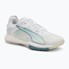 Dámske hádzanárske topánky PUMA Accelerate Nitro SQD 4 Game On puma white/baltic sea blue/fresh water