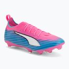 Detské kopačky PUMA Ultra 6 Pro Jr FG/AG poison pink/puma wht/sunstream/bright aqua/puma blk