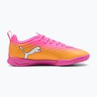 Detské kopačky  PUMA Ultra 6 Play It Jr poison pink/puma wht/sun stream/bright aqua/puma blk