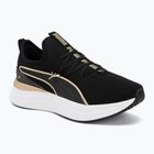 Dámske topánky PUMA Softride Sabrina Polished Chrome puma black/puma white/puma gold
