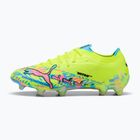 Kopačky PUMA Ultra Nitro 7 Ultimate Advanced Level FG puma white/blue glimmer/pink glimmer/yellow alert