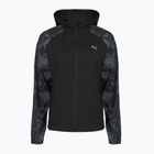 Dámska bežecká bunda Puma Run AOP Favorite Woven Jacket black