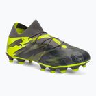 Futbalová obuv PUMA Future 7 Match Rush FG/AG strong gray/cool dark gray/electric lime