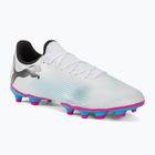 Futbalová obuv PUMA Future 7 Play FG/AG puma white/puma black/poison pink