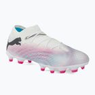 Futbalová obuv PUMA Future 7 Pro+ FG/AG puma white/puma black/poison pink