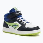 KangaROOS K-CP Hogan EV dark navy/lime detská obuv