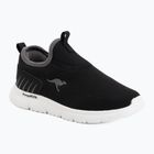 Detské topánky KangaROOS K-ETK Dunnart jet black/steel grey