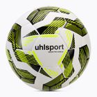 Futbalová lopta uhlsport Pro Addglue white/black/fluo yellow veľkosť 5