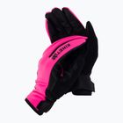 KinetiXx Eike lyžiarske rukavice ružové 7020130 06
