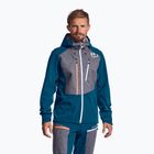 Pánska softshellová bunda Ortovox Pordoi navy blue 60173