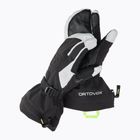 Pánske lyžiarske rukavice ORTOVOX Merino Freeride 3 Finger black