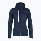 Dámska mikina ORTOVOX Fleece Grid Hoody deep ocean