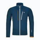 Pánska mikina ORTOVOX Fleece Grid deep ocean